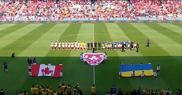 Buchanan, David Lead Canada to 4-2 Win Over Ukraine 6 Canada Ukraine