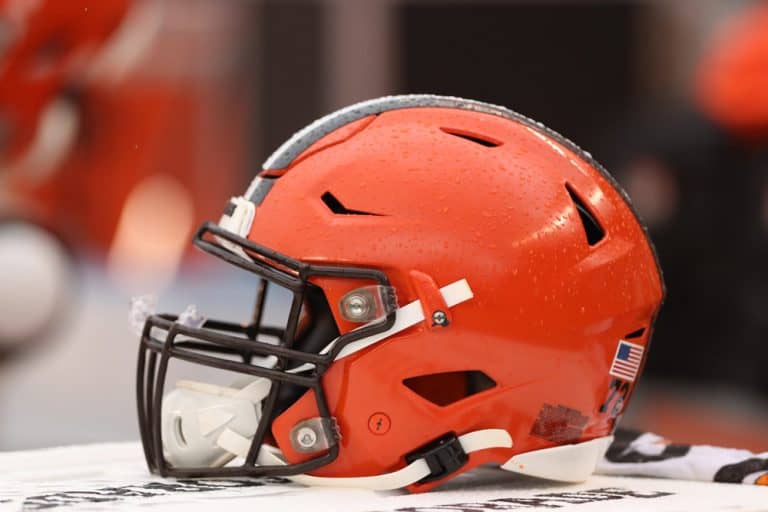 Photographer Plunges Into Lake Erie During Browns’ Bold New Helmet Reveal 1 helmet